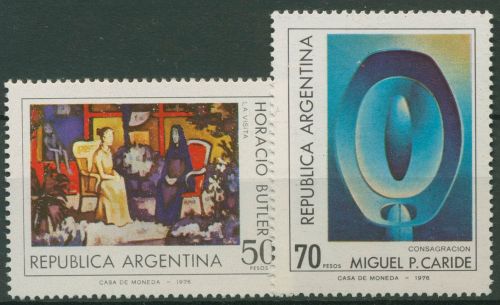 Argentinien 1977 Gemälde 1297/98 postfrisch