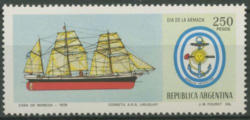 Argentinien 1979 Tag der Marine Korvette 1396 postfrisch