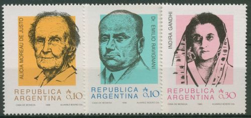 Argentinien 1986 Persönlichkeiten 1812/14 postfrisch