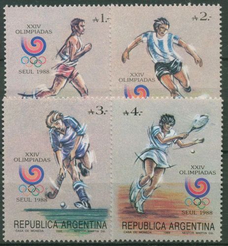 Argentinien 1988 Olympische Sommerspiele Seoul 1926/29 postfrisch