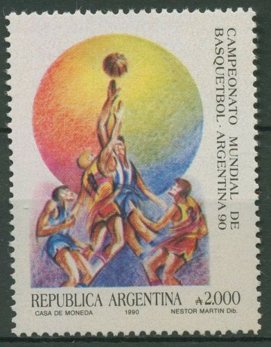 Argentinien 1990 Basketball-WM 2032 postfrisch