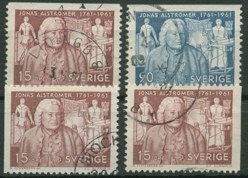 Schweden 1961 Weberei Jonas Alströmer 473/74 gestempelt