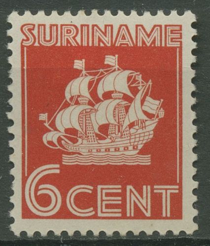 Surinam 1936 Schiff Holländische Kogge 185 mit Falz