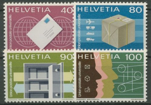 Weltpostverein (UPU) 1976 Tätigkeitsbereiche d. Weltpostvereins 10/13 postfrisch