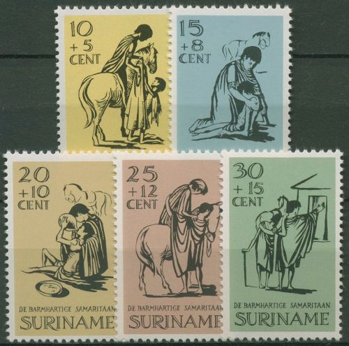 Surinam 1967 Ostern Samariter 514/18 postfrisch