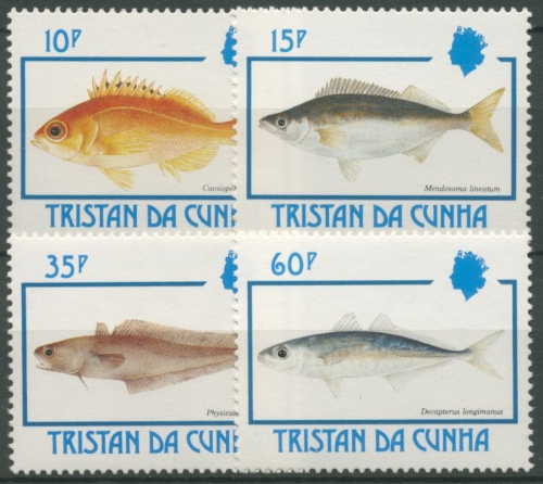 Tristan da Cunha 1992 Fische Makrele 526/29 postfrisch
