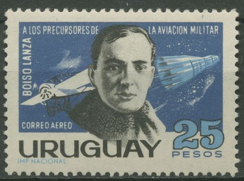 Uruguay 1966 Luftfahrt Hauptmann Boiso Lanza Raumkapsel Gemini 1046 postfrisch