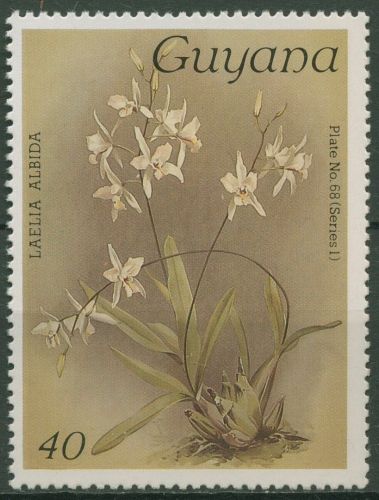 Guyana 1986 Orchideen aus dem Werk "Reichenbachia" 1703 postfrisch