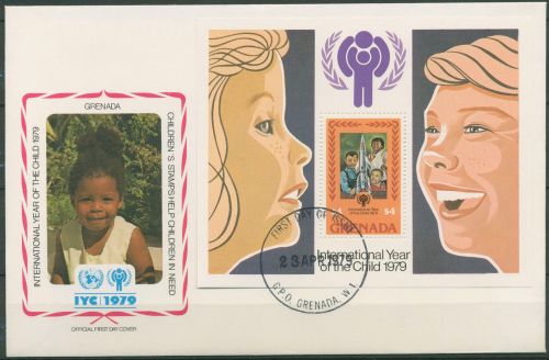 Grenada 1979 Jahr des Kindes Block 82 FDC (X62051)