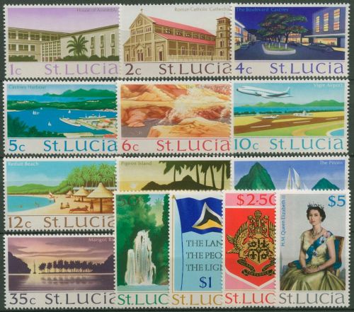 St. Lucia 1970 Sehenswürdigkeiten 253/66 X postfrisch
