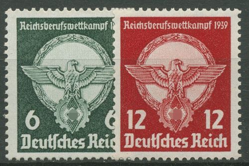 Deutsches Reich 1939 Reichsberufswettkampf 689/90 postfrisch