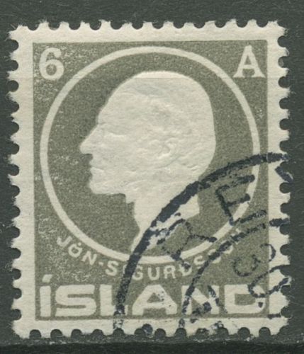 Island 1911 100. Geburtstag von Jón Sigurdsson 66 gestempelt