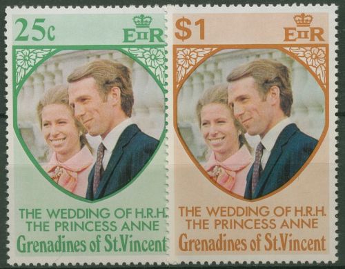 St. Vincent - Grenadinen 1973 Hochzeit Prinzessin Anne 1/2 postfrisch