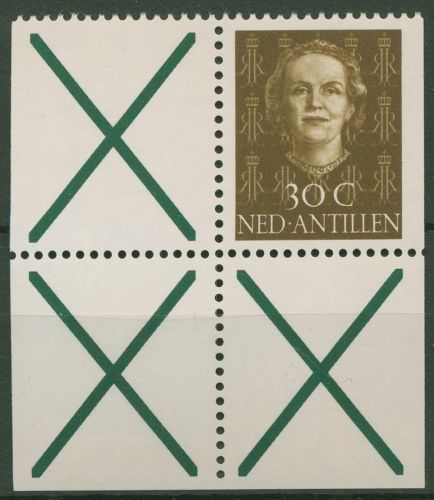 Niederländische Antillen 1950 Freimarken Königin Juliana 23 D postfrisch