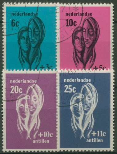 Niederländische Antillen 1967 Kulturelle Fürsorge Frauenbild 179/82 gestempelt