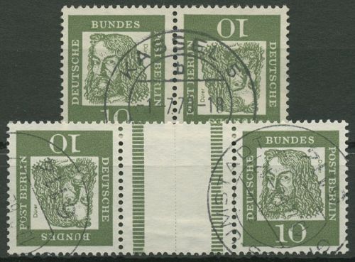 Berlin Zusammendrucke 1962 Dürer K3/KZ 1 mit TOP-Stempel