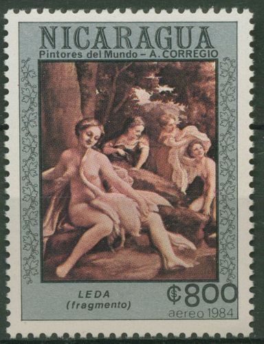 Nicaragua 1984 Antonio Allegri Gemälde 2510 postfrisch