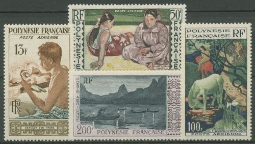 Französisch-Polynesien 1958 Gemälde von Gauguin 10/13 postfrisch