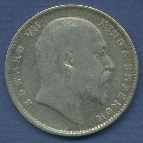 Indien 1 Rupee 1905, König Edward VII., KM 508 ss (m3905)