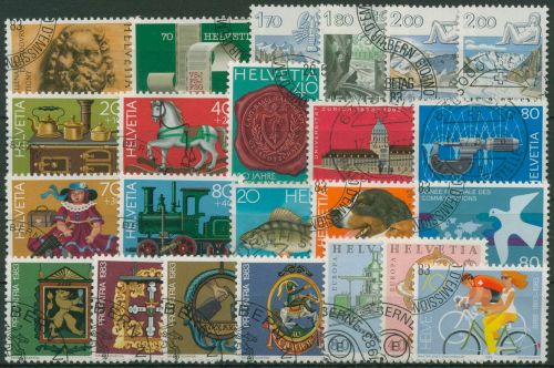 Schweiz Jahrgang 1983 komplett gestempelt (G14695)