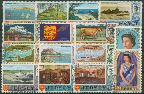 Jersey 1969 Landestypische Motive 7/21 gestempelt