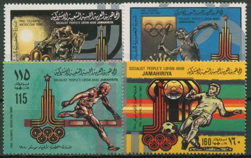 Libyen 1979 Olympia Sommerspiele 1980 Moskau 767/70 I A postfrisch