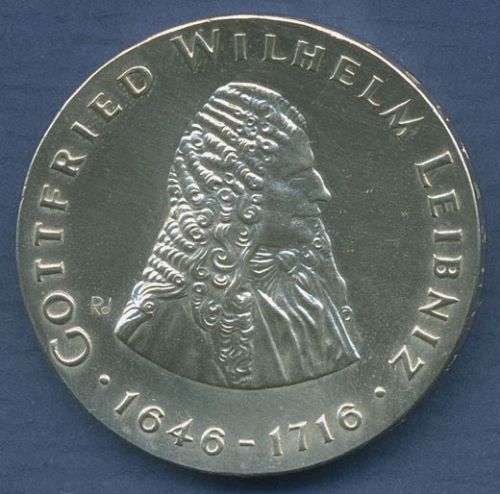 DDR 20 Mark 1966 Gottfried Wilhelm Leibniz, J 1518 vz (m3985)