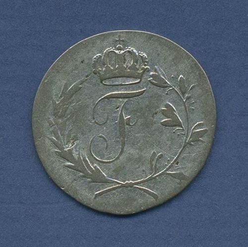 Sachsen-Hildburghausen 6 Kreuzer 1821, Friedrich, J 314 fast ss (m3991)