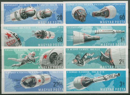 Ungarn 1966 Bemannte Raumfahrt 2299/06 B postfrisch geschnitten