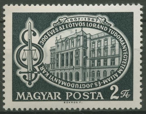 Ungarn 1967 Rechtswissenschaften Universität Budapest 2364 A postfrisch
