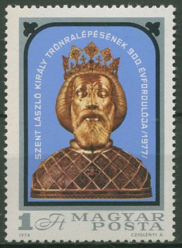 Ungarn 1978 König Sankt Ladislaus 3319 A postfrisch