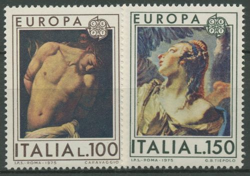 Italien 1975 Europa CEPT Gemälde 1489/90 postfrisch