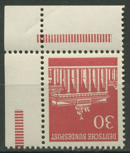 Bund 1966 Brandenburger Tor Ecke aus MHB 14.1, 508 ER 14.1.1 postfrisch