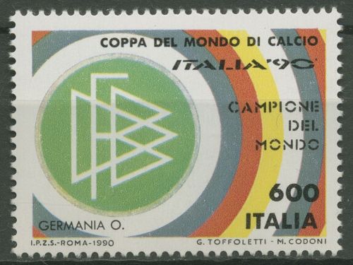 Italien 1990 Fußball-WM DFB-Emblem 2157 postfrisch