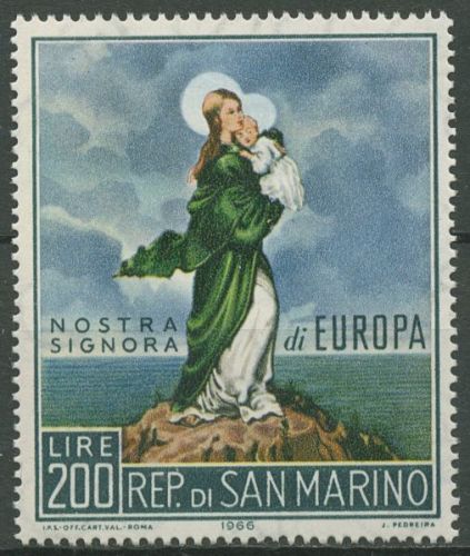 San Marino 1966 Europa CEPT Gemälde 879 postfrisch