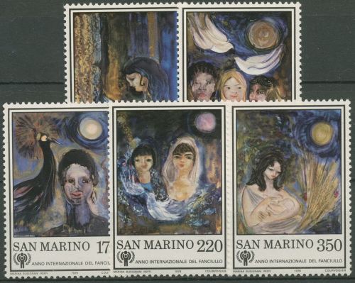 San Marino 1979 Jahr des Kindes Gemälde 1182/86 postfrisch