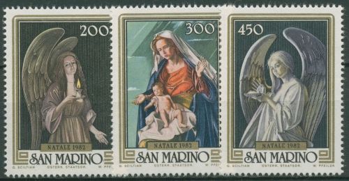 San Marino 1982 Weihnachten Gemälde 1267/69 postfrisch