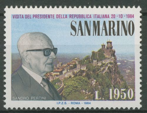 San Marino 1984 Staatspräsident Sandro Pertini 1303 postfrisch