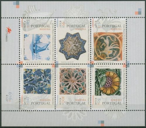 Portugal - Madeira 1999 Kacheln und Fliesen Block 19 postfrisch (C62357)
