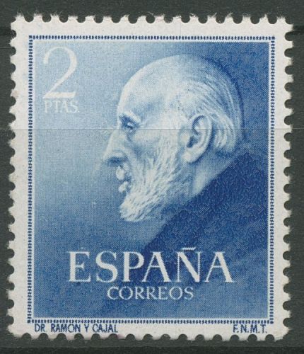 Spanien 1952 Santiago Ramón y Cajal Nobelpreis 1012 postfrisch