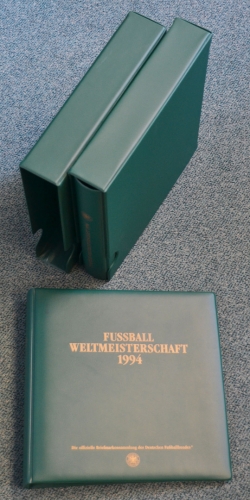 BOREK Ringbinder mit Kassette: Fußball-WM 1994 grün gebraucht (Z328)