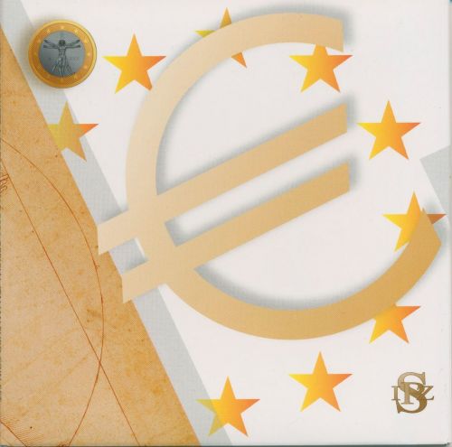 Italien KMS 2006 Leonardo da Vinci 1 Cent - 2 Euro im Originalfolder, st (m5277)