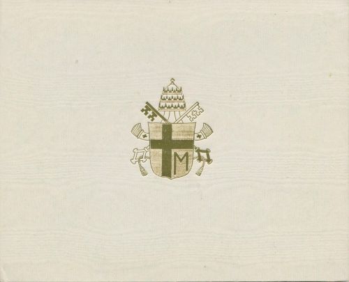 Vatikan 1981 Kursmünzen Papst Johannes Paul, Blister, 10 - 500 Lire, st, (m5424)