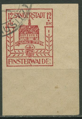 Finsterwalde 1946 Wiederaufbau 7 Ecke 4 gestempelt