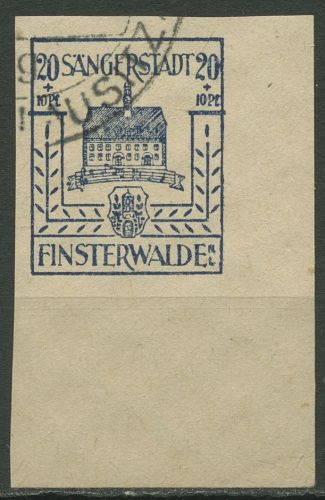Finsterwalde 1946 Wiederaufbau 8 Ecke 4 gestempelt