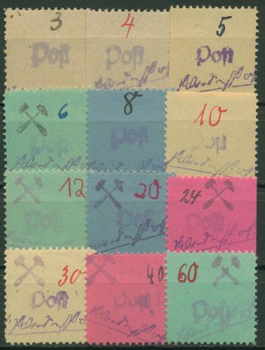 Großräschen 1945 Freimarken 1/12 postfrisch