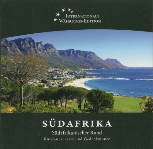 Südafrika 2008 Kursmünzen 5 Cent - 5 Rand + Gedenkmünze N. Mandela, st (m5509)