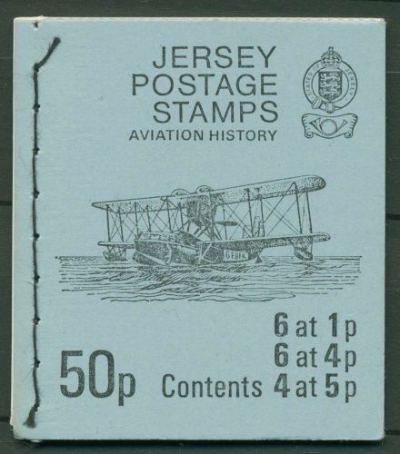 Jersey 1975 Wappen Doppeldecker Markenheftchen MH 0-15 postfrisch (C61122)