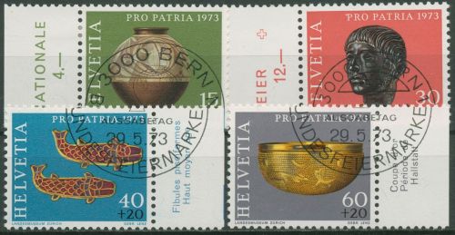 Schweiz 1973 Pro Patria Archäologische Funde 996/99 gestempelt