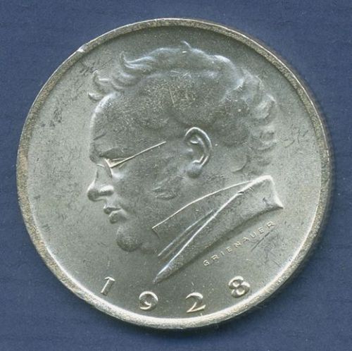 Österreich 2 Schilling 1928, Franz Schubert, J 430 vz/st (m6126)